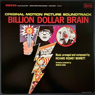 Billion Dolllar Brain ORIGINAL Japanese Vinyl LP Michael Caine Ken Russell
