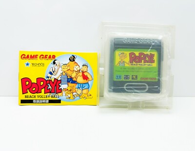 ゲームギア　ポパイ　game gear POPEYE Beach Volley Ball Sega Game Gear CIB Japan | eBay