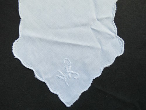 Embroidered Floral Linen Hot Roll Basket Liner 16 x 16 - Picture 3 of 5