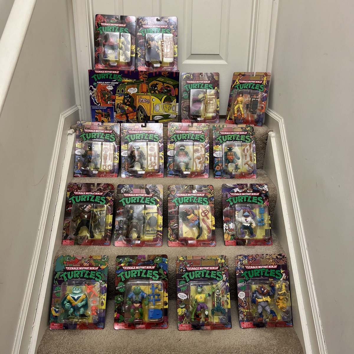 TMNT Reissue Playmates Ninja Turtle Retro Classic LOT 16