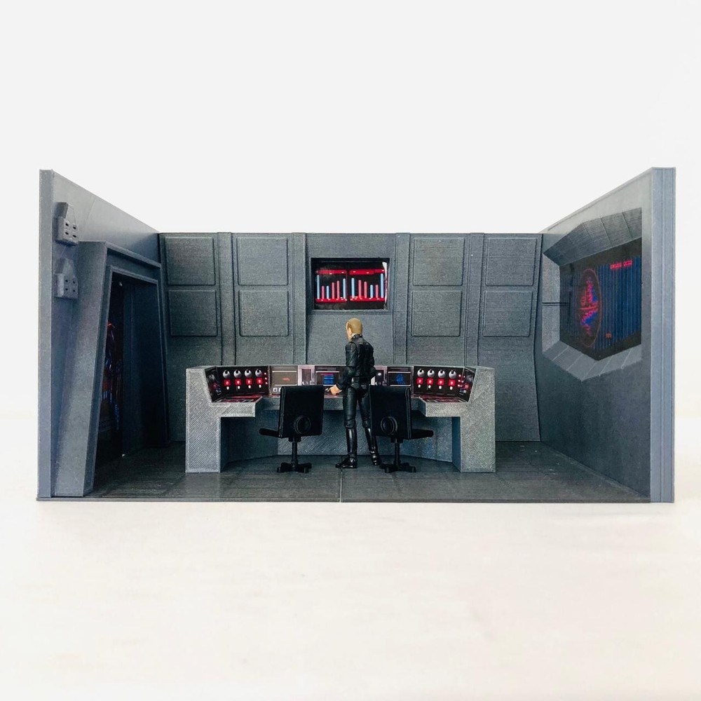 Endor Bunker Control Room Diorama for 3.75 Inch Star Wars Action Figures  