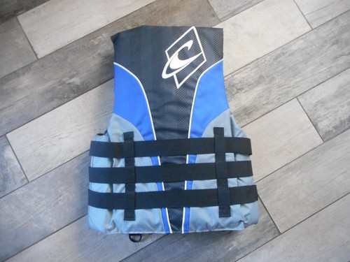 O'Neill Men's Small Superlite USCG Life Vest Pacific/Smoke/Black:White - Picture 2 of 3