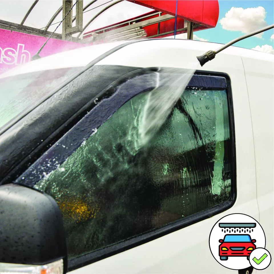 Wind Deflectors In Channel For Chevrolet HHR 2006-11 4-Pcs Sun Visors Rain Guard - Image 4 of 4