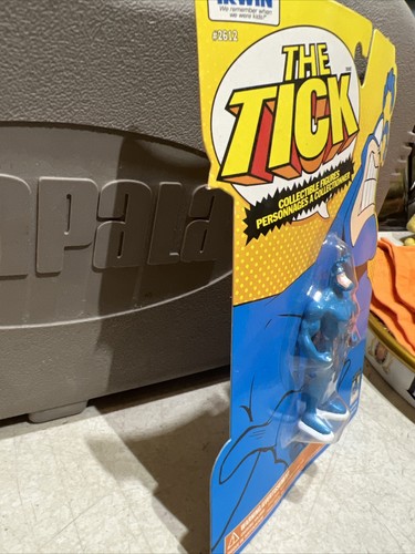 Ban Dai The TICK Vintage Miniature Plastic Figure 1994 Sealed Package - Picture 3 of 4