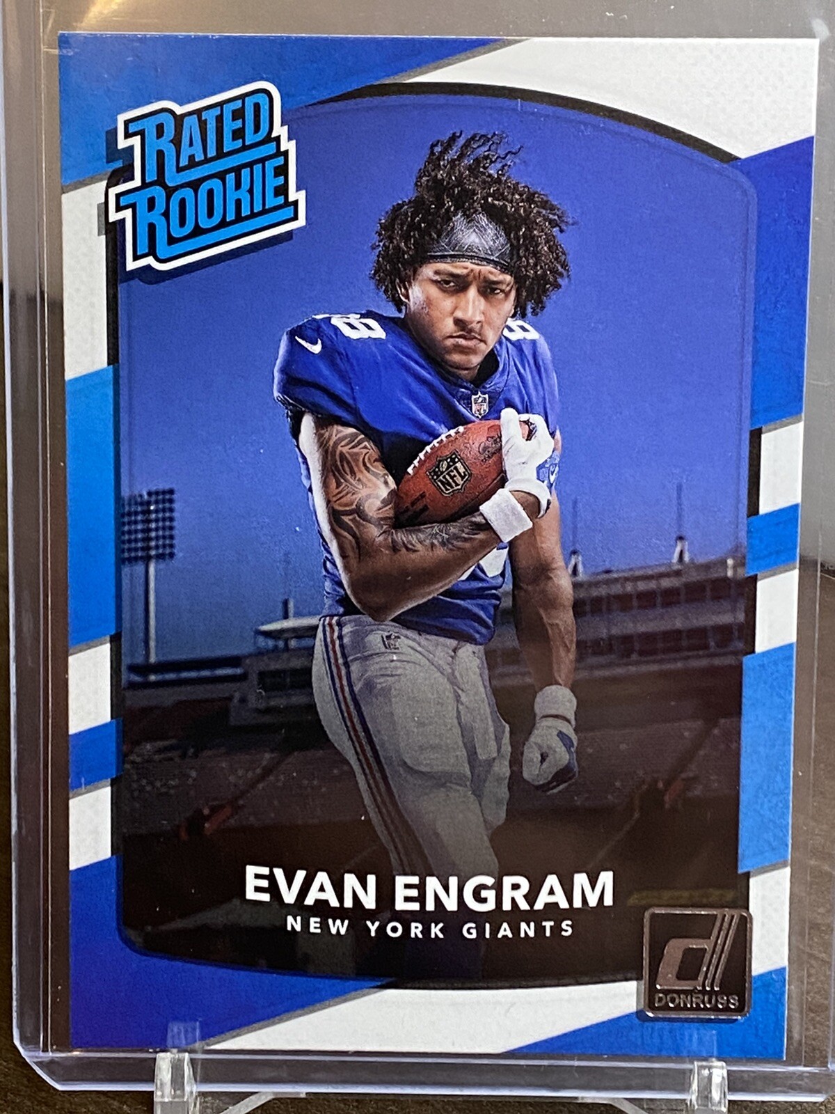 2017 Panini Donruss Football #330 Evan Engram New York Giants Rated Rookie RC