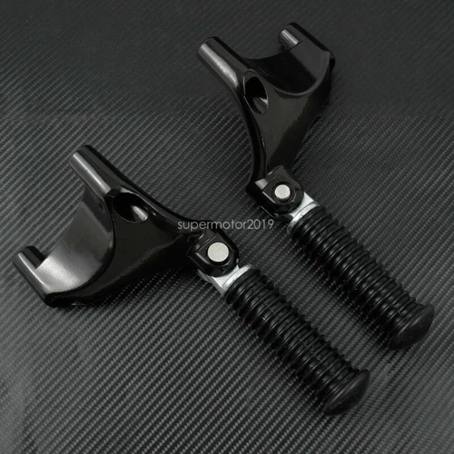 Rear Passenger Foot Pegs Pedal Mount Fit For Harley Sportster XL883 1200 04-13 - Picture 7 of 13