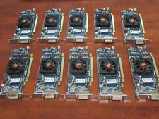 LOT OF 10 Dell HFKYC AMD Radeon HD 6350 512MB PCIe Video Graphics Card DMS-59