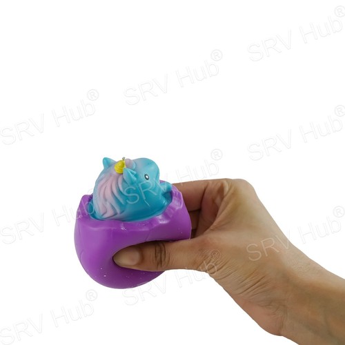 Eggs 6cm Pop Up Unicorn Dinosaur Stress Relief Ball Squeeze Fidget Sensory Toy - Picture 85 of 96