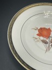 Triumph American Limoges Vermillion Rose Saucer Gold Trim Excellent Condition — photo 5