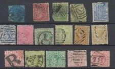 Victoria Stamps 1863- 1901: Used selection see description for details CV £118.7