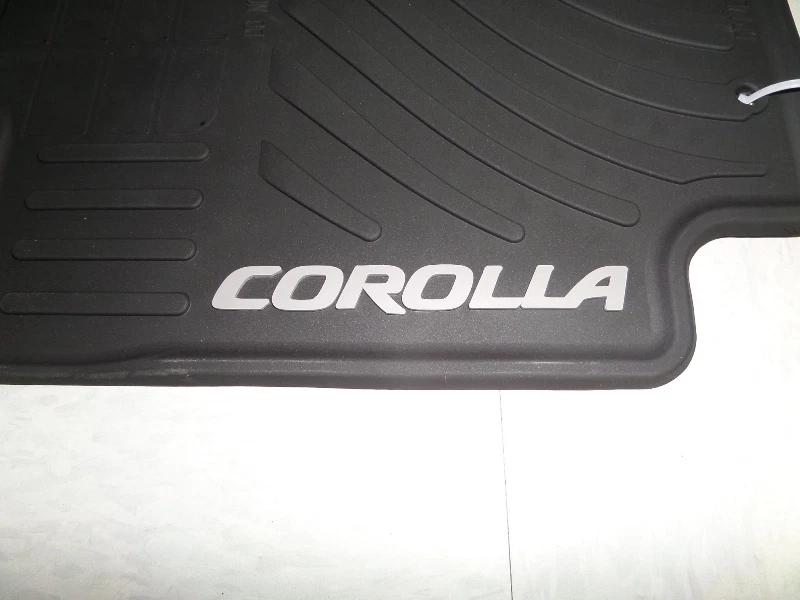 Alfombrillas de goma para todo tipo de clima originales OEM OE Toyota Corolla 2009-2013 de fábrica para todo tipo de clima Foto 2 de 3