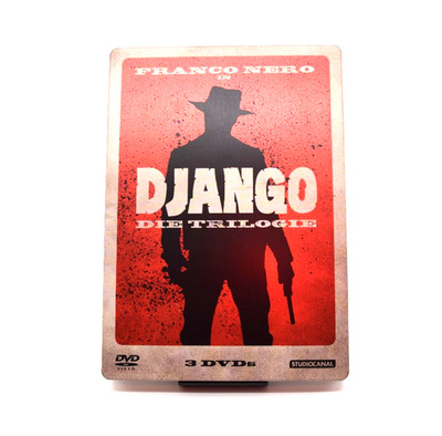Django Trilogie DVD - Steelbook - 3 Disc - mit Deckblatt - Franco Nero