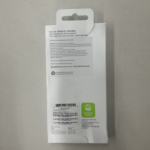 GENUINE Samsung Clear Cover Case Galaxy S23 FE - Clear NEW SEALED - Picture 2 of 2