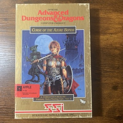 AD&D Curse of the Azure Bonds  Apple IIe/IIc/IIgs  RPG  SSI  TSR, Inc  1989