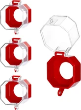 4 Pack Emergency Stop Button Cover Plastic Switch Protector | Free Shipping