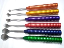 Cobb Elevator Spine Instruments Set Of 6 Pcs Rainbow Handle Top Quality Cobb Elevator Spine Instruments Set Of 6 Pcs Rainbow Handle Top Quality
