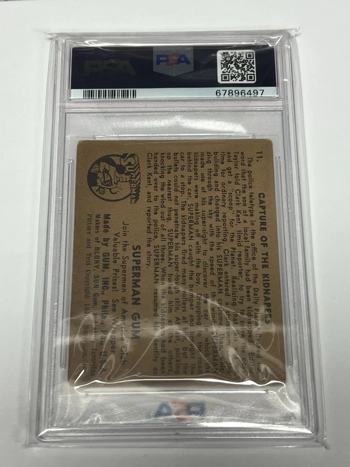 1940 Superman #11 Capture of the Kidnappers PSA Good+ 2.5 DC - Image 2 of 2