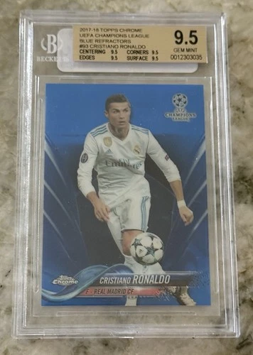 2017 Topps Chrome Cristiano Ronaldo Refractor