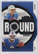 2024 Panini Contenders Round Numbers Keon Coleman Ladd McConkey #9 1p0o