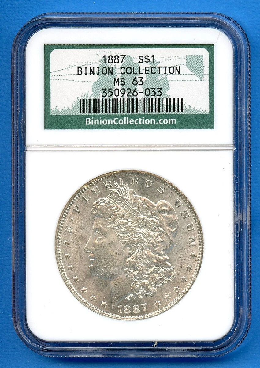 K*様 1887 Morgan Dollarモルガンダラー銀貨 MS63 PCG MS 63 Graded 1887 Year Morgan US Dollars (1878-1921) for sale | eBay