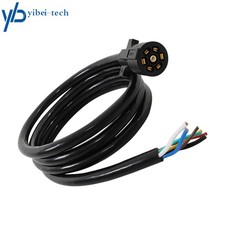 7 Pin Trailer Cable Cord 6781216ft W 7way Wire Harness Light Plug Connector 7 Pin Trailer Cable Cord 6781216ft W 7way Wire Harness Light Plug Connector