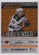 2023 Upper Deck Credentials Debut Ticket Access Orange 35/249 Nick Swaney 12l5