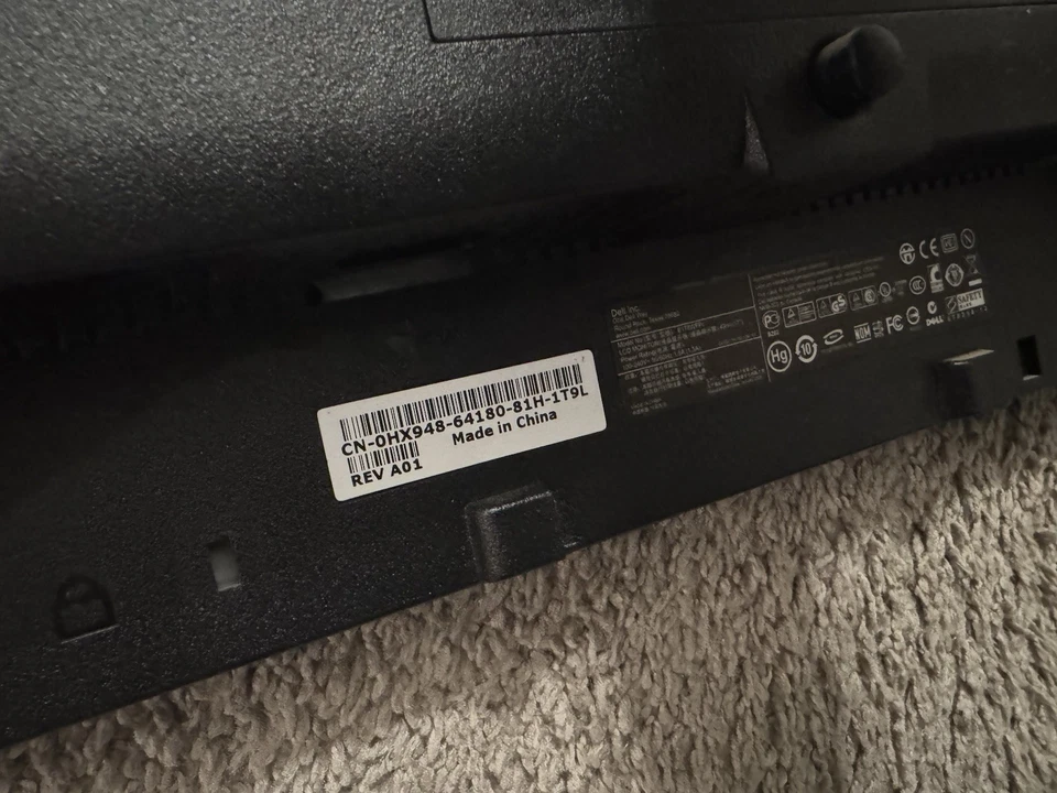 Dell computer monitor CN-0HX948-64180-81H-1T9L - Image 3 of 4