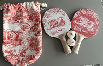 Original Dior Riviera Set 2 Tischtennisschläger Einzelhandel 650 £