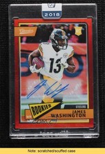 2018 Honors Significant Signatures Red 14/15 James Washington #322 Auto READ 0c6