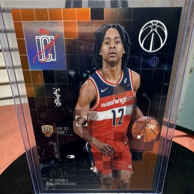 Topps Chrome 2025 Tre Johnson III Washington Wizards RC After Image #AF-6 05/50
