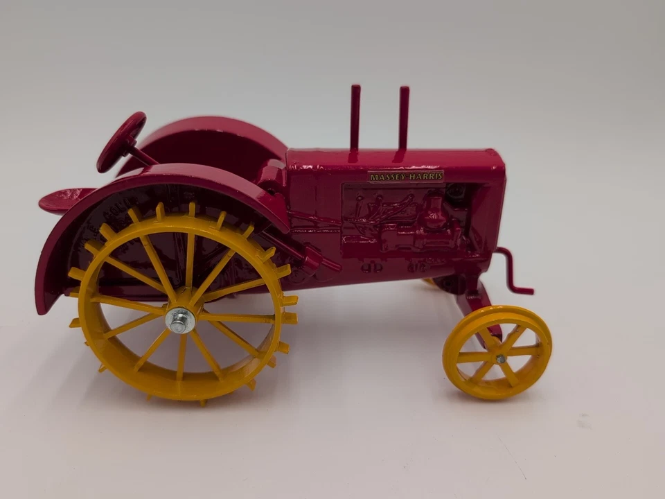 1/16 Scale Models Farm Toy Massey Harris 25 Tractor On Steel  - Image 3 of 4