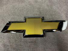 2014 - 2020 Silverado Colorado Gold Chrome Rear Emblem 22786435 Oem Nos 2014 - 2020 Silverado Colorado Gold Chrome Rear Emblem 22786435 Oem Nos