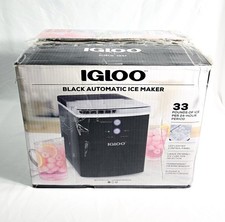 Igloo Black Automatic Countertop Ice Maker 33...