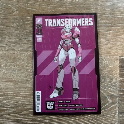 Transformers #29 Incentive 1:50 Dan Mora Arcee Variant Cover Robert Kirkman