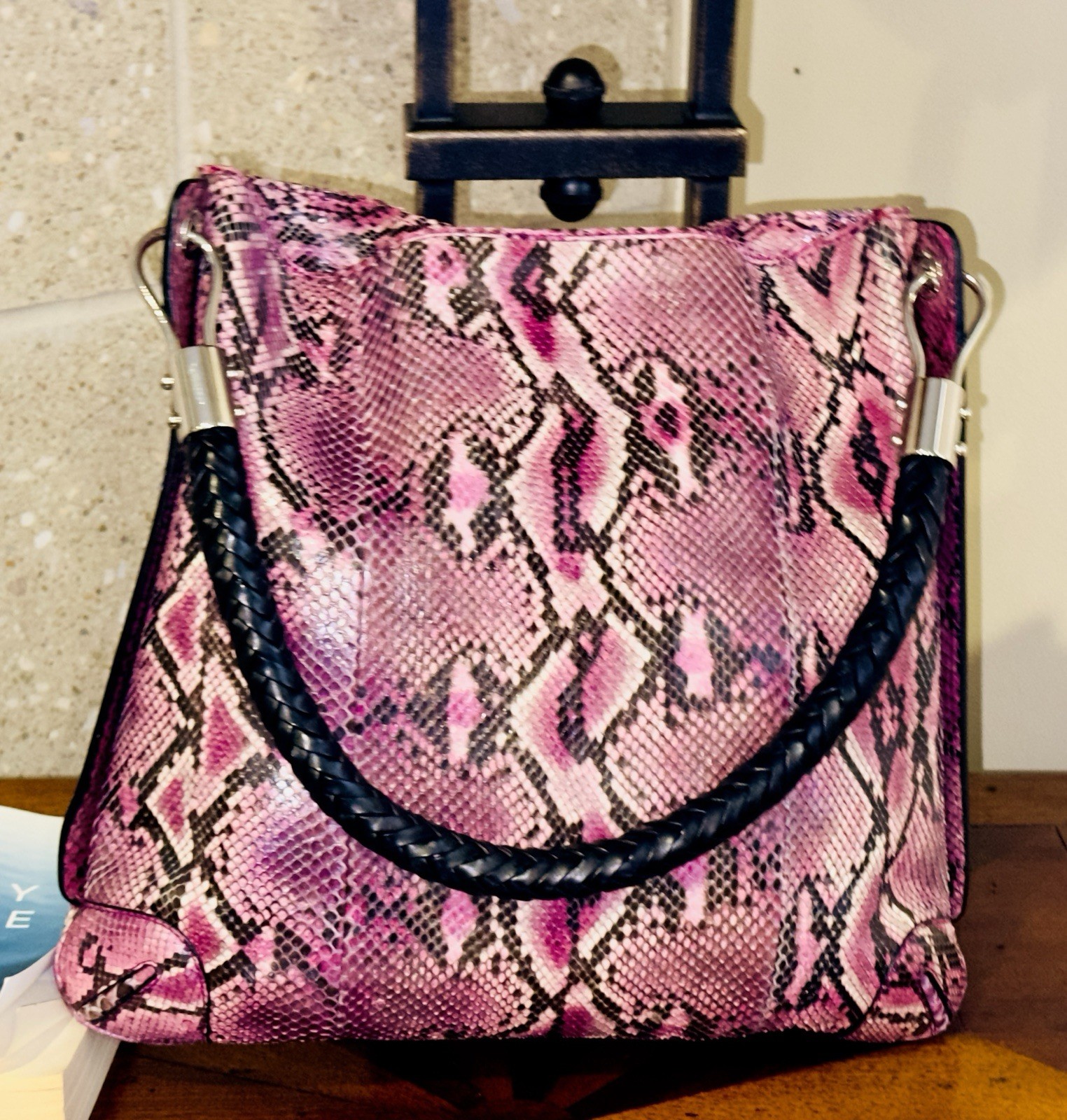 Michael Kors Collection Genuine Python Hobo Bag M… - image 20