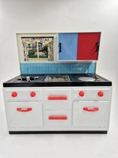 Blechspielzeug Puppenk&uuml;che K&uuml;che J..G.Sch Vintage Spielzeug Blechspielzeug