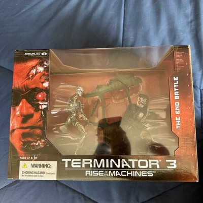 McFarlane Terminator 3 End Battle Deluxe Box Set T-850 vs Endoskeleton NIB 2003
