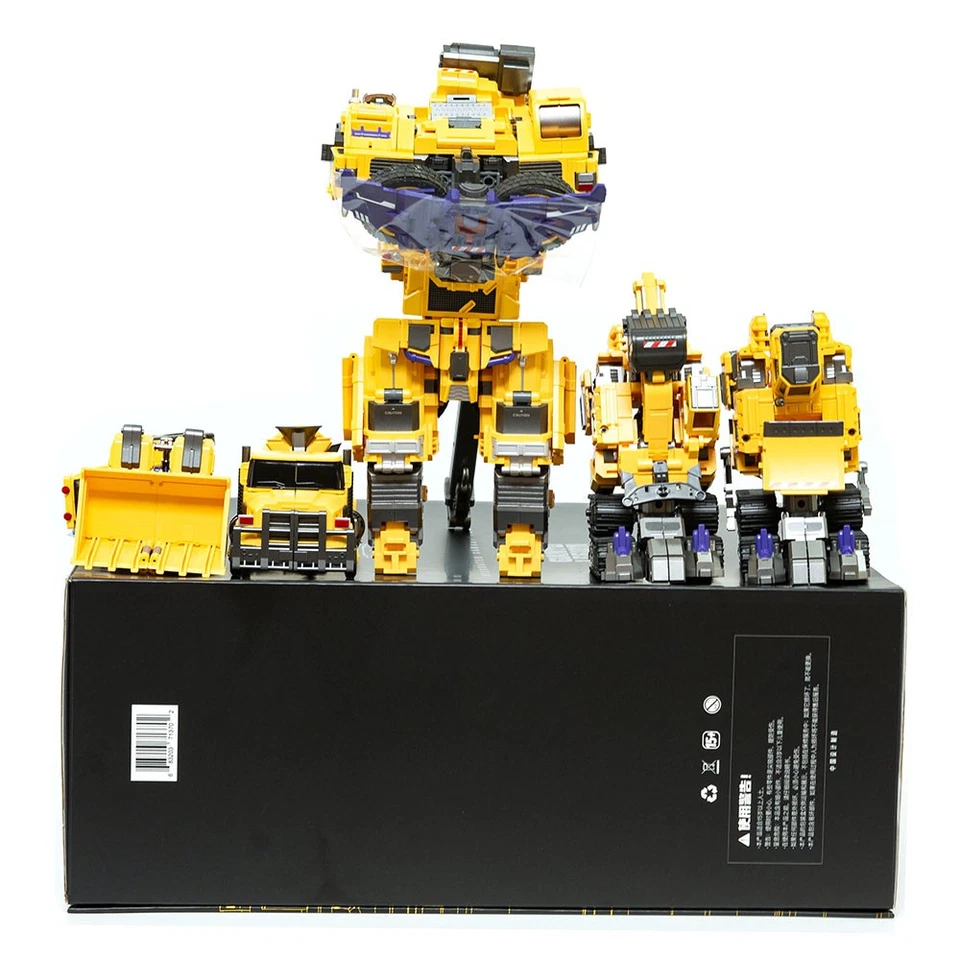 Mecha Invasion Devastator GLA01-06Y G2 Yellow Version GIANT LEGION Set of 6 toy - Image 2 of 4