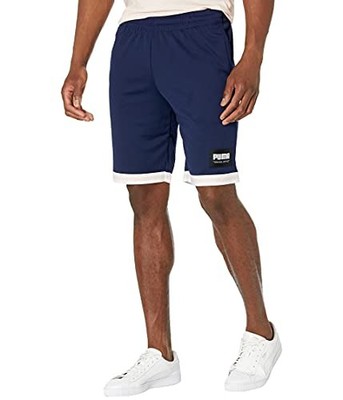 PUMA NWT Men's Summer Court Mesh Activewear Shorts Peacoat Navy Blue Size 2XL