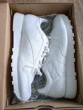 Size 8.5 - Reebok Classic Leather White Grey