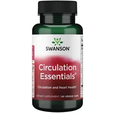 Swanson Circulation Essentials 60 Veggie Capsules