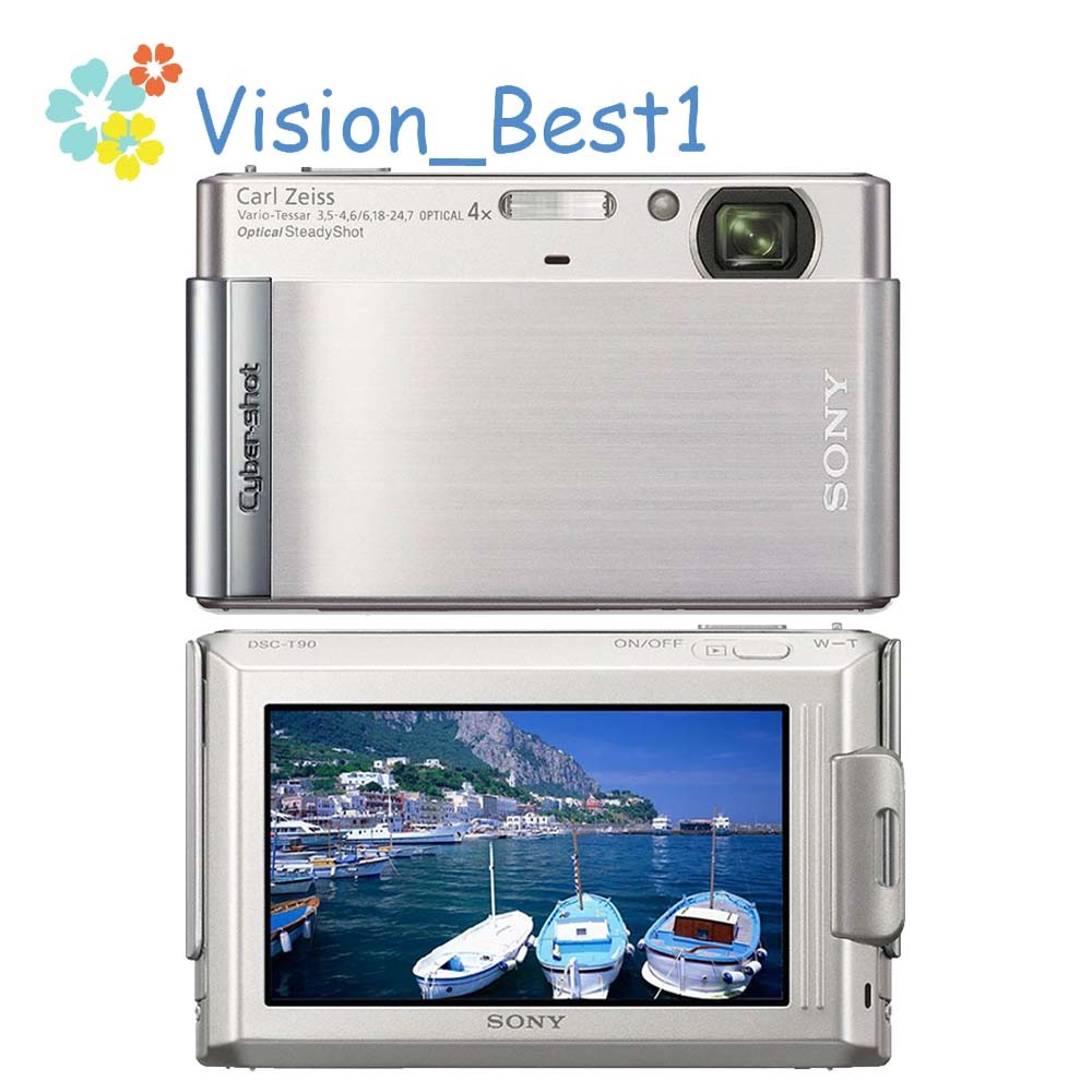Sony Cyber-shot DSC-T90 Digital Camera 12.1MP 4x Optical Zoom