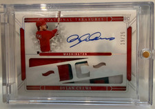 2025 Panini National Treasures - Die-Cut Material Signatures Dylan Crews /25