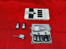 12-16 BMW 235 335 435 N55 ENGINE DME ECU FEM MODULE DOOR LOCK INGITION KEY SET