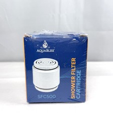 Aquabliss SFC500 Shower Filter Cartridge White Plastic Replacement HD Unit