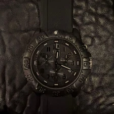 Luminox Colormark Chronograph Watch 64g Carbonox Black Stealth Edition