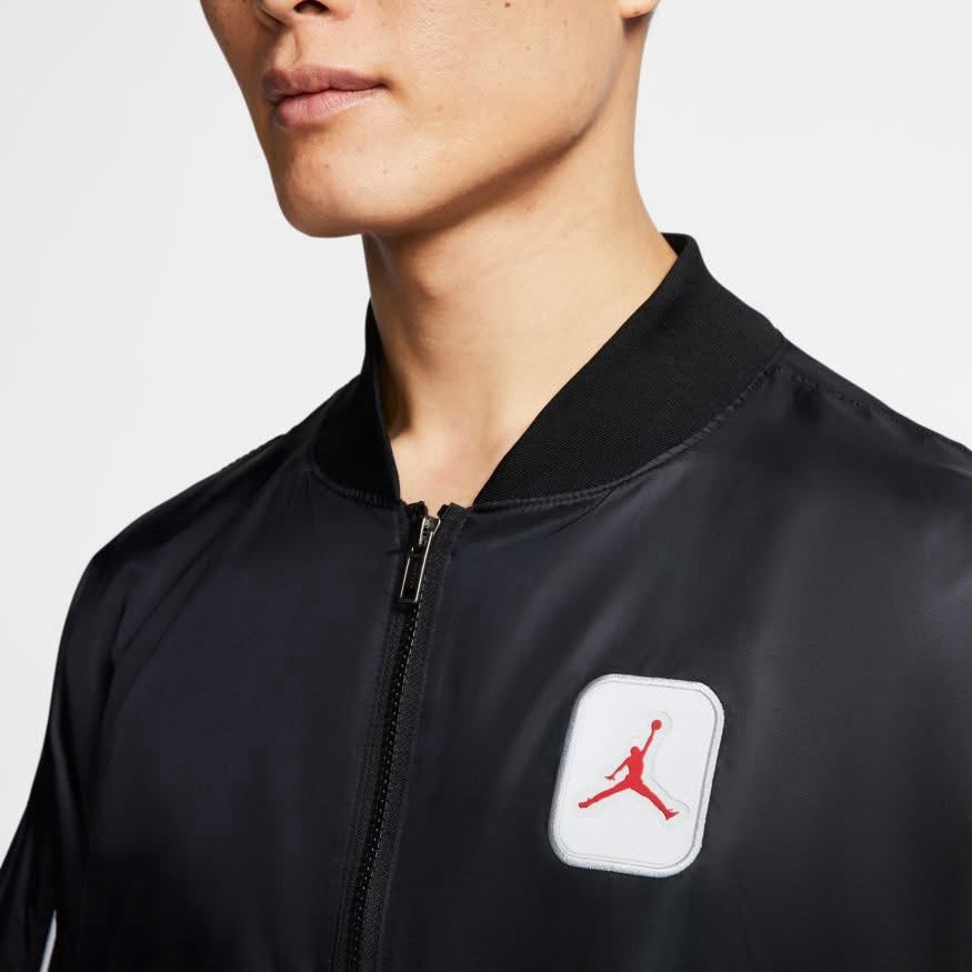 Nike Air Jordan 5 V AJ5 Legacy Jacket Black Red Metallic Silver Mens Size Medium image 4