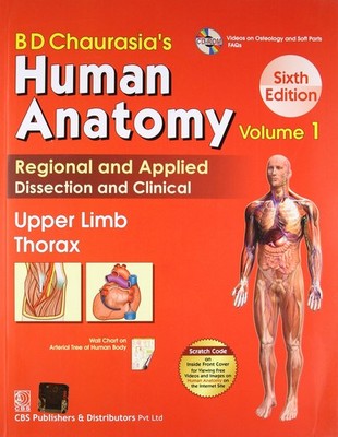 BD Chaurasia's Human Anatomy: Vol. 1: Upper Limb Thorax - paperback B. D. Ch...