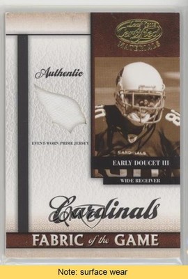 2008 Leaf Certified Materials /25 Early Doucet III #RFOG-5 RC READ 0q0m