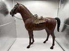 Vintage 1967 Marx Johnny West 13”Horse Thunderbolt Brown Black Mane & Tail